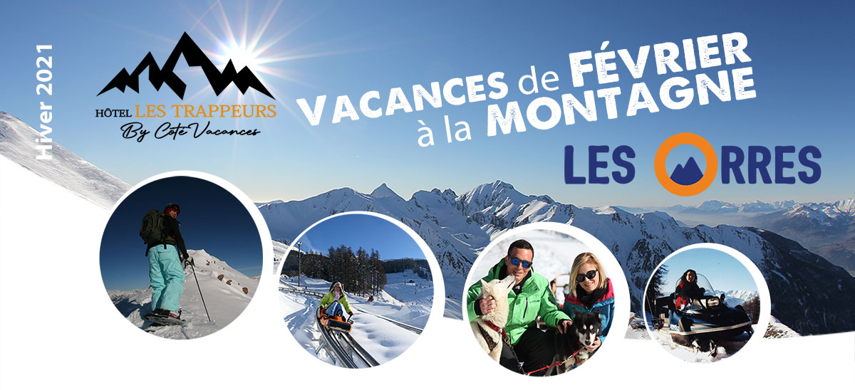 Février à la montagne aux Orres Hautes Alpes - Activités hors ski