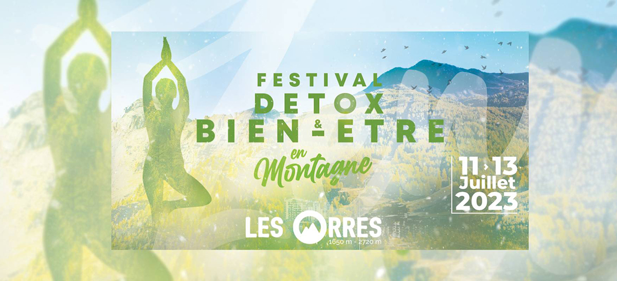 Festival détox et bien-être Les Orres Juillet 2023