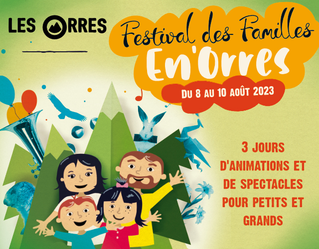 Hébergement aux Orres pendant le Festival des Famille en Orres 2023