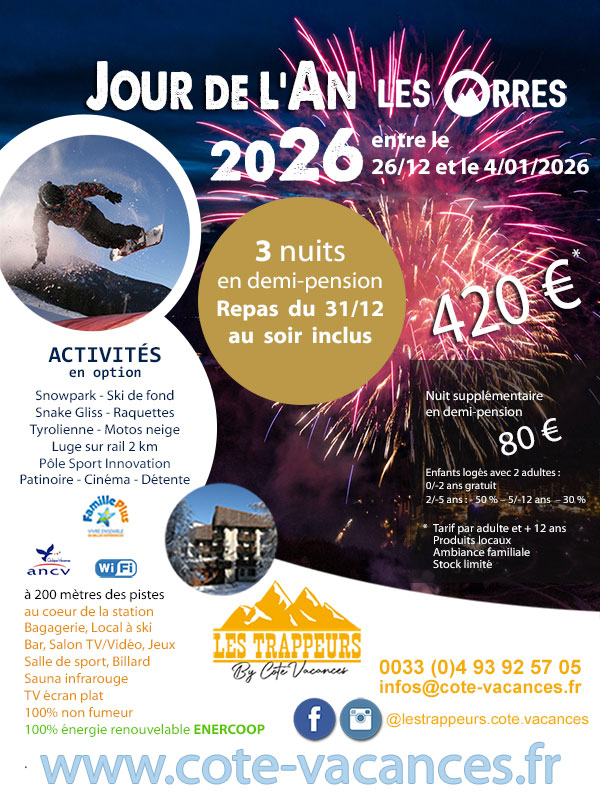 H2026_jour_an_trappeurs Jour de l'An 2026 au ski - Les Orres