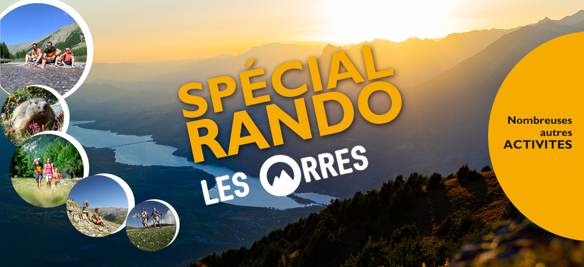 Week-ends et séjours 2026 spécial Rando aux Orres dans les Hautes Alpes