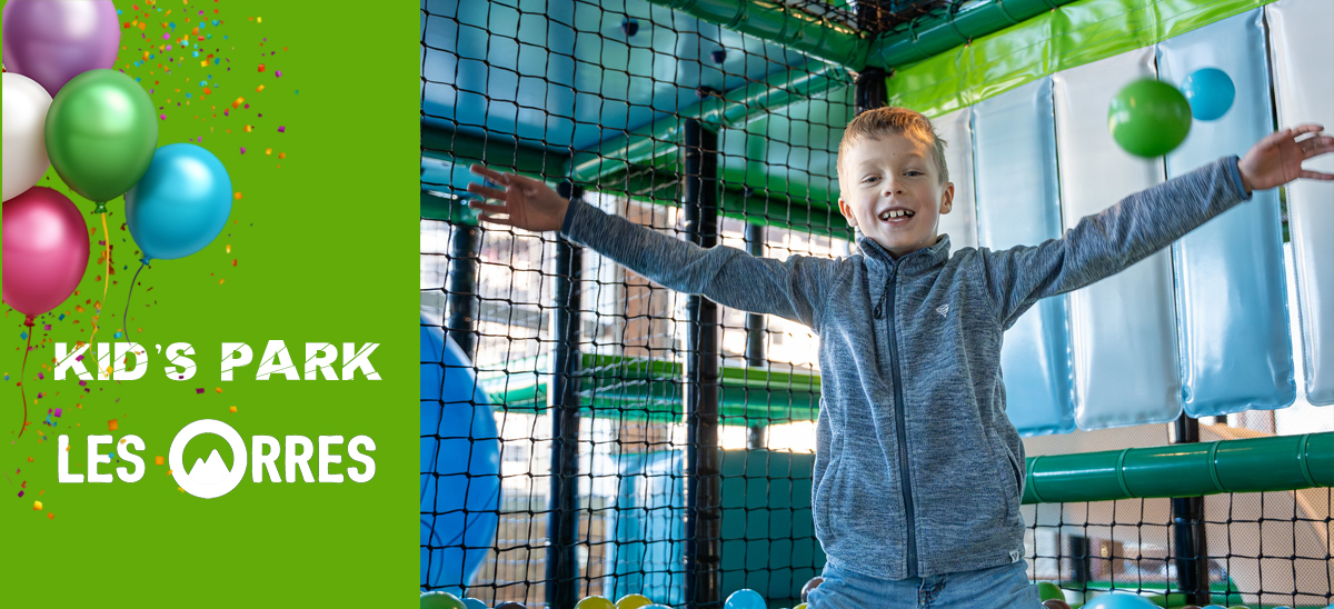 Le Kid's Park des Orres à proximité de l'Hôtel Les Trappeurs