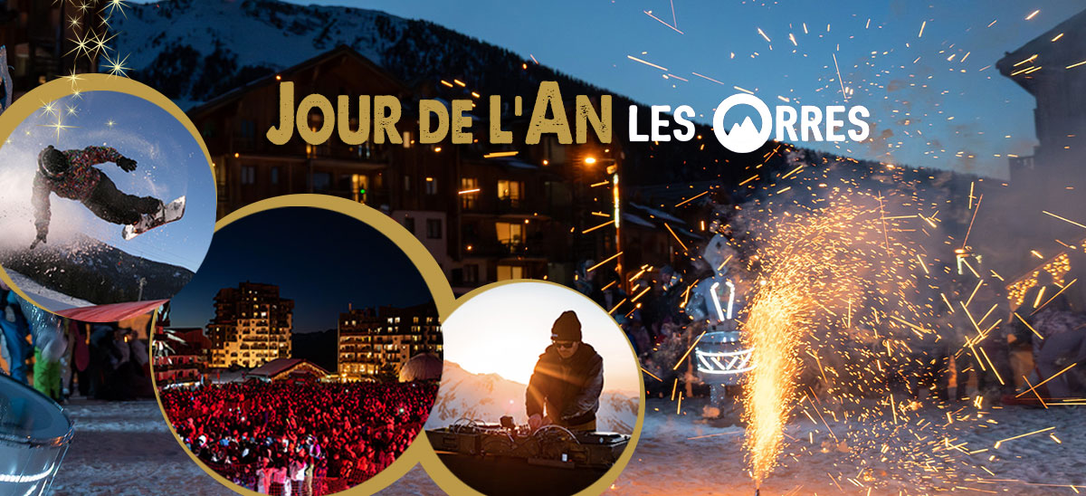 Jour de l'An 2027 au ski dans la Station des Orres